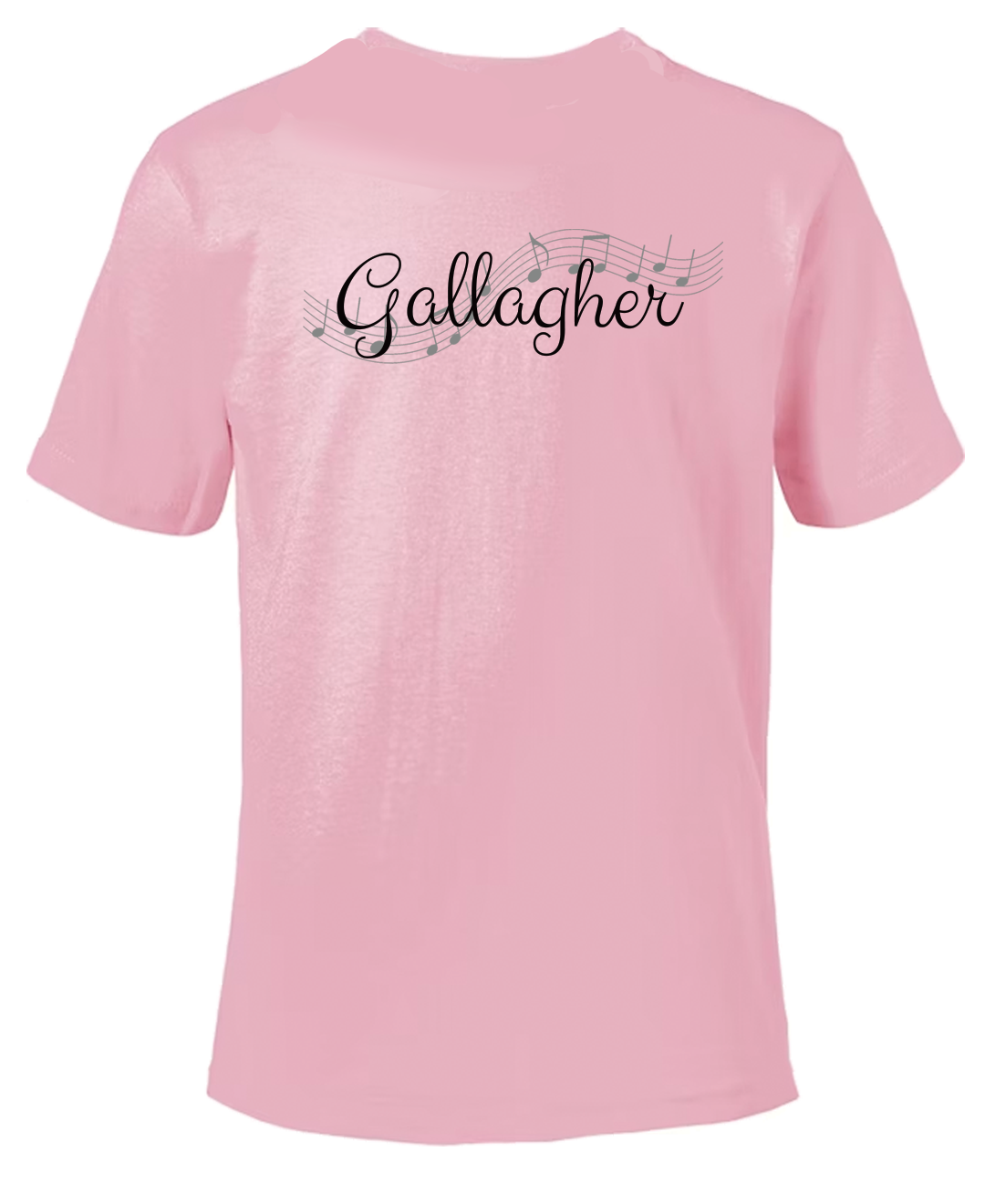 pink shirt back