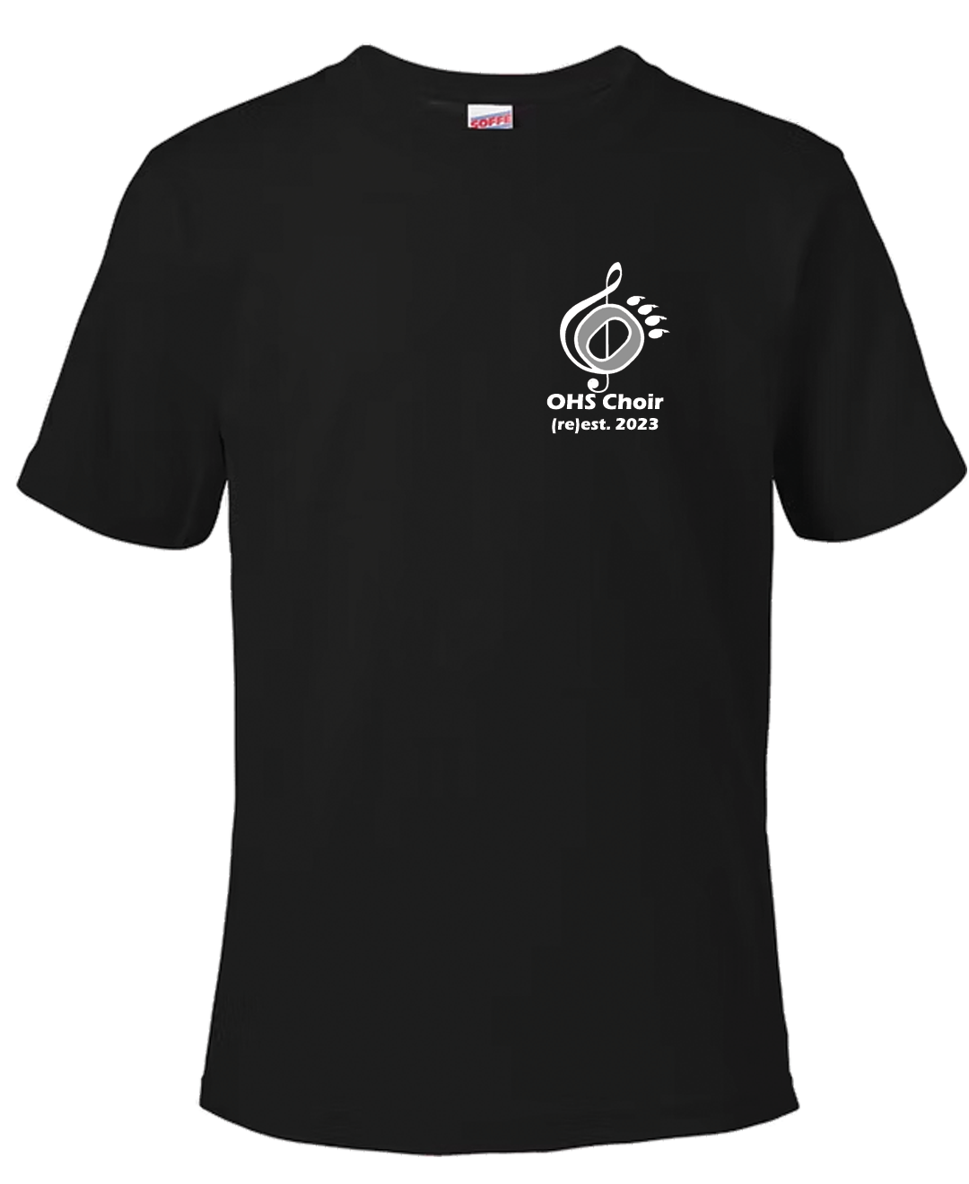 Short Sleeve T-Shirt - Front and Back - Choir