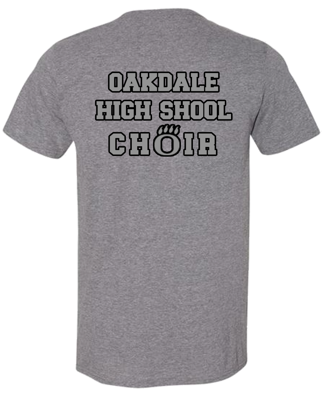 gray t-shirt back